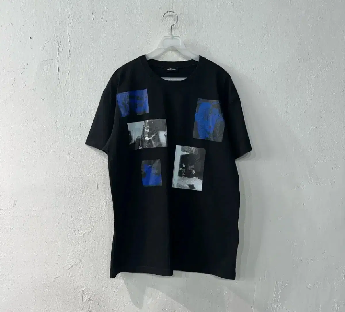 Raf Simons Blue Velvet T-shirt XS