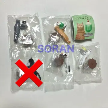 고양이 라보 네코노 쥰키카 4종 세트 가챠