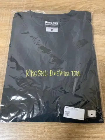 KING GNU Live House Tour 2025 티셔츠 L 사이즈