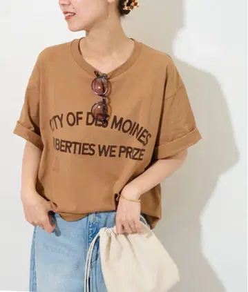 JOURNAL STANDARD relume 코튼 아치 로고 T