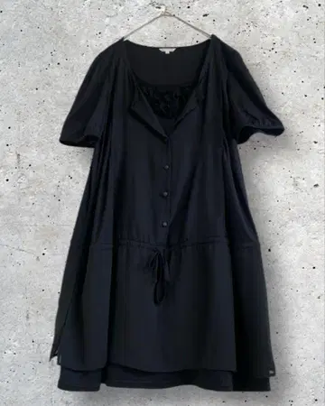 빅 사이즈! TO BE CHIC 플라워 모티브 튜닉 블라우스