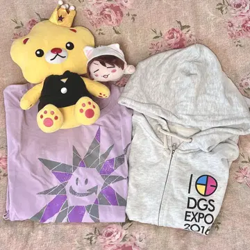 카미야 히로시 라이브 한정 티셔츠 후드티 봉제 인형 세트 묶음 판매