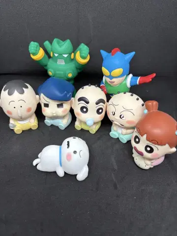 크레용 신짱 소프트 비닐 8종 세트