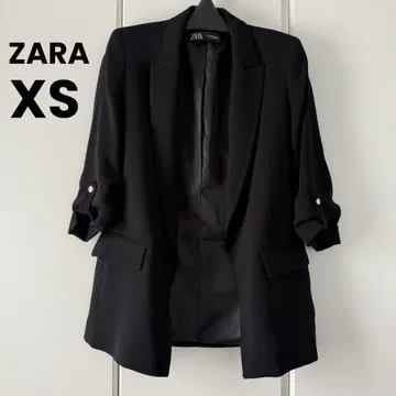 ZARA 자라 테일러드 자켓 블랙 XS