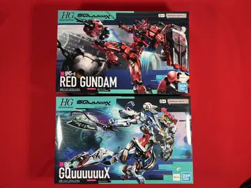 HG 1/144 GQuuuuuuX 지크 액스 & 빨간색 건담