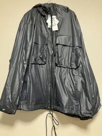 PGG 후드 부착 나일론 자켓 다크 그레이
