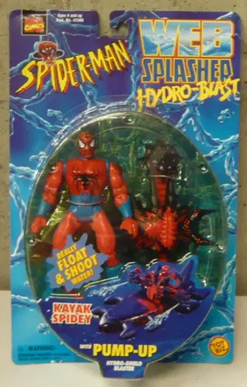 TOYBIZ 웹 스플래셔 카약 스파이디