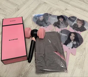 blackpink WORLD TOUR 굿즈 응원봉 타월 부채