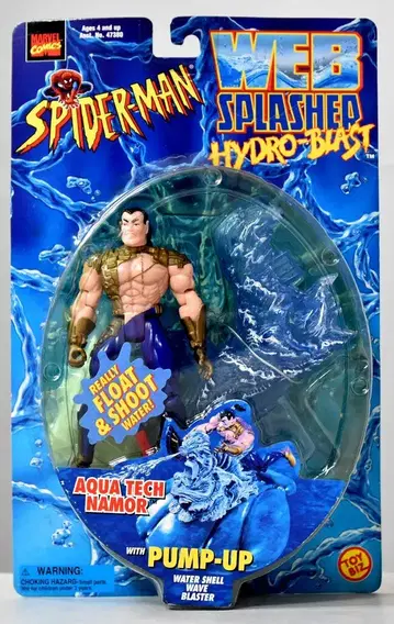 TOYBIZ SM 웹 스플래셔 하이드로 블래스트 아쿠어 테크 나모르