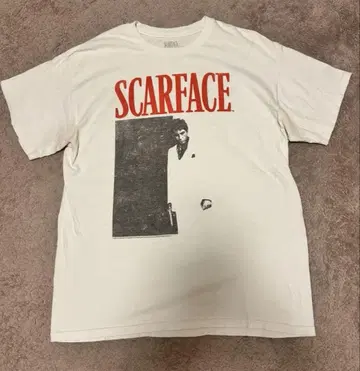 스카페이스 Scarface 티셔츠 L 화이트 알 파치노 멕시코제
