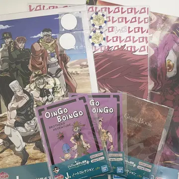 죠죠 제일복권 클리어 포스터 모음 노트