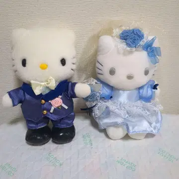 헬로키티 웨딩 인형 키티 & 다니엘 봉제 인형