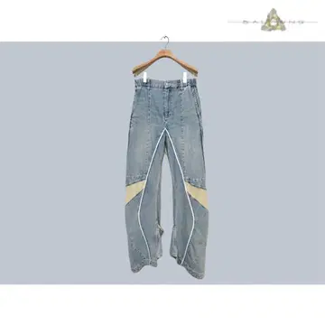 25SS BALMUNG 데님 커브 팬츠 - 라이트 블루