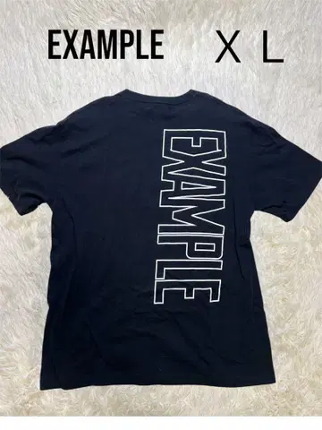EXAMPLE 사이즈 XL