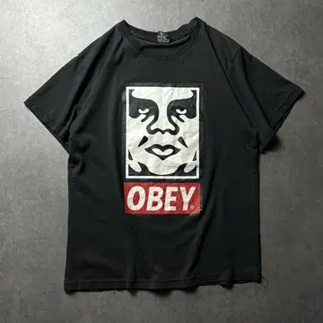 obey 안드레아 자이언트 스트릿 스케이터 흑백 블랙 L