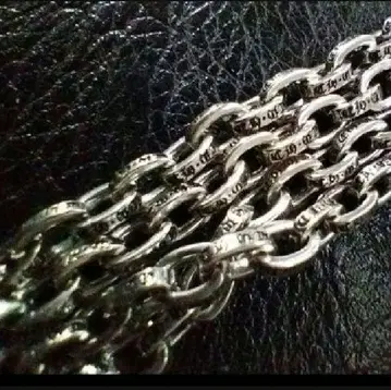새상품 약 60cm 페이퍼 체인 silver925
