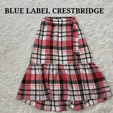 BLUE LABEL CRESTBRIDGE 노바 체크 롱 스커트