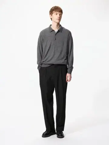 턱 와이드 팬츠