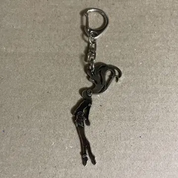 하츠네 미쿠 아펜드 실루엣 메탈릭 메탈 키링 보컬로이드
