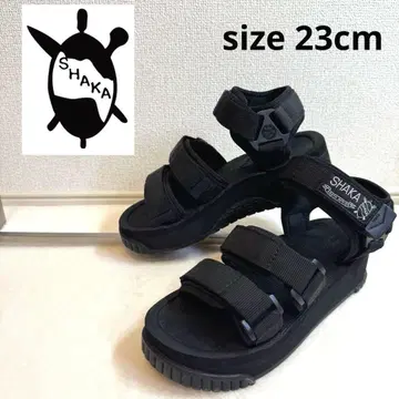 SHAKA 스포츠 샌들 통굽 블랙 23cm
