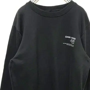 GARMENTS 맨투맨 트레이닝복 DARK VICE 블랙 검정 구제 의류