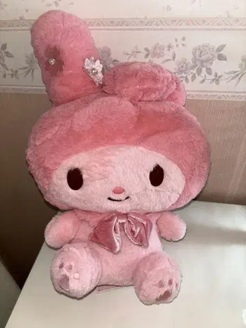 마이멜로디 봉제 인형 빅 핑크