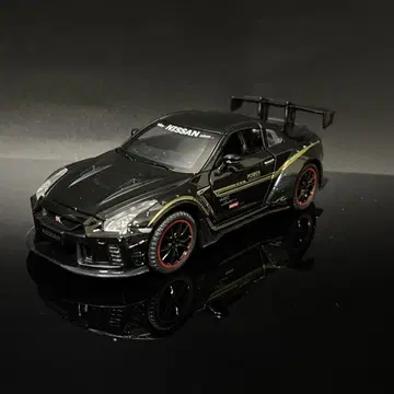 라이트 사운드 및 주행] GTR R35 미니카 도어 개폐 풀백식