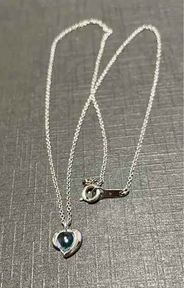 주얼리 마키 블루 토파즈 목걸이