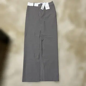자라 그레이 타이트 스커트 화이트 허리 밴딩