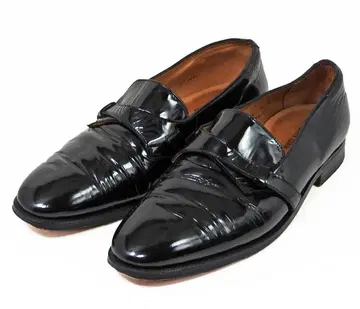 John Lobb 에릭 페이턴트 로퍼 8E 블랙 가방 포함