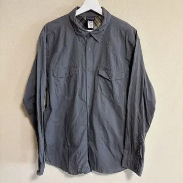 Patagonia 립스탑 셔츠 긴팔 F0 오가닉 코튼