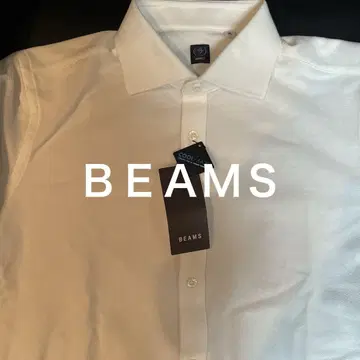 BEAMS 빔즈 F 반팔 니트 비즈니스 셔츠 일본제