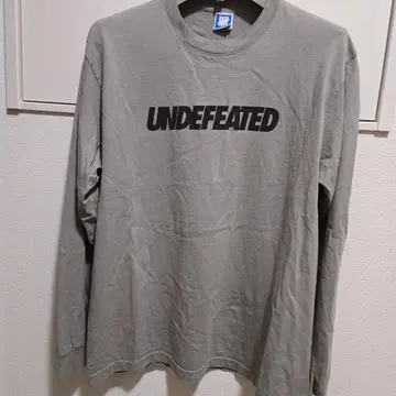 UNDEFEATED 그레이 긴팔 티셔츠 M