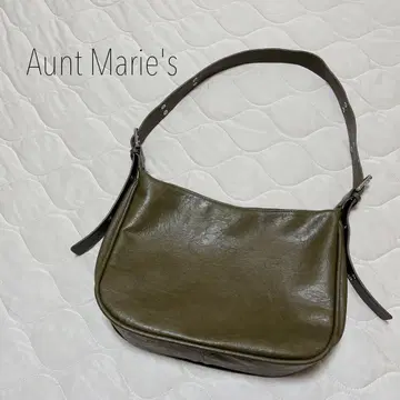Aunt Marie's 더블 링 벨트 빈티지 스타일 숄더백