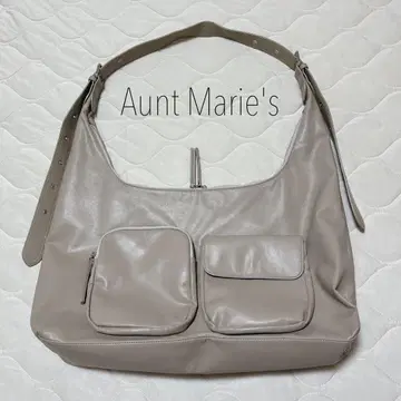 Aunt Marie's 아웃 포켓 원 핸들 BIG 숄더백