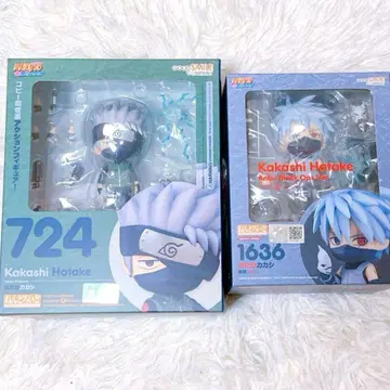 NARUTO 하타케 카카시 넨도로이드 피규어 보통 ver 암흑부 ver