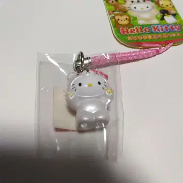 아사히야마 동물원 시로쿠마 헬로키티 스트랩