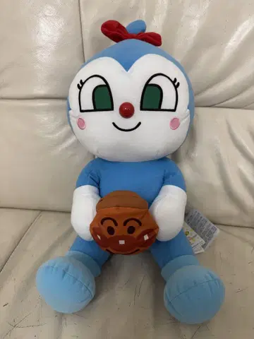 새상품 호빵맨 나카요시 빵 소품함 봉제 인형 LL "코킨짱"