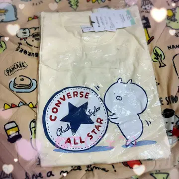 L 사이즈 우사마루 컨버스 콜라보 티셔츠 우사마루
