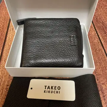 TAKEO KIKUCHI 블랙 두겹 지갑