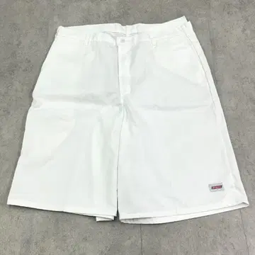 GENUINE 디키즈 워크 팬츠 하프 팬츠 구제 의류 화이트 W42