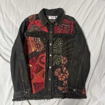 Chico's 90s 데님 자켓