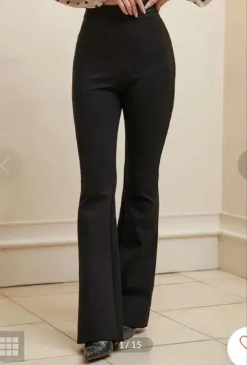 Darich 플레어 실루엣 컷 팬츠