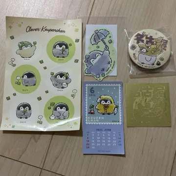 코우펜짱 캔뱃지 스티커 씰 나고야