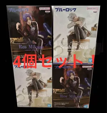블루 록 피규어 나기 세이시로 미카게 레오 4개 세트!