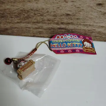 헬로키티 온천 만주 키티 네츠케 스트랩