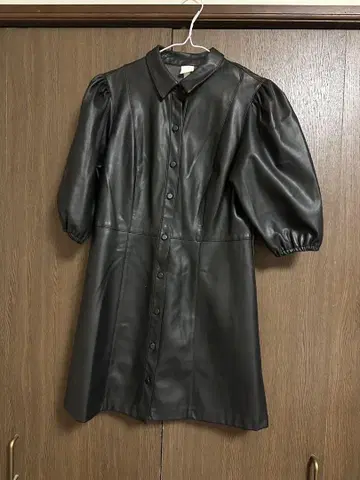 H&M 가죽 원피스