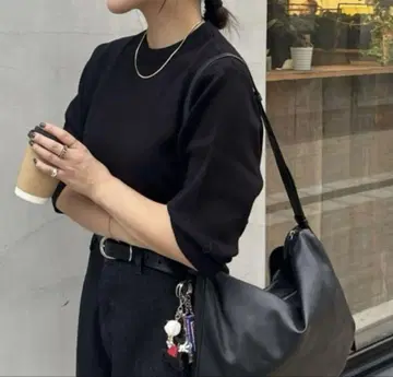 이아파피요네스 스와로 바닥 숄더 백 천연 가죽 여성용