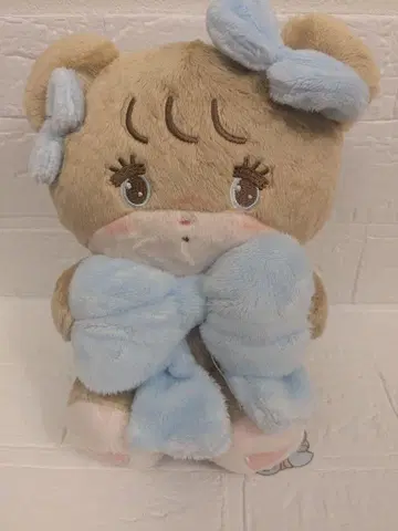 mikko characters 안아주는 리본 봉제 인형 라떼
