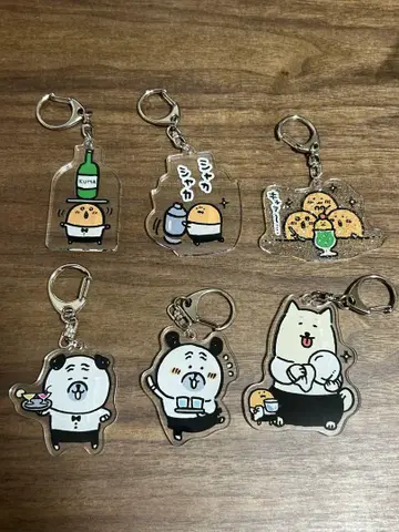 농담곰 카페 & 바 아크릴 키링 아크링 키링 6종